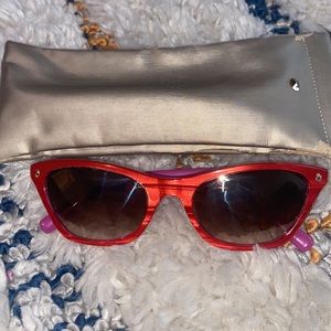 Christian Dior Vintage RARE Red CATEYE Sunglasses